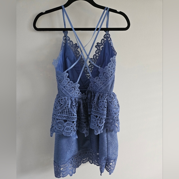 Self Portrait Lace Trimmed Dress - Picture 4 of 7